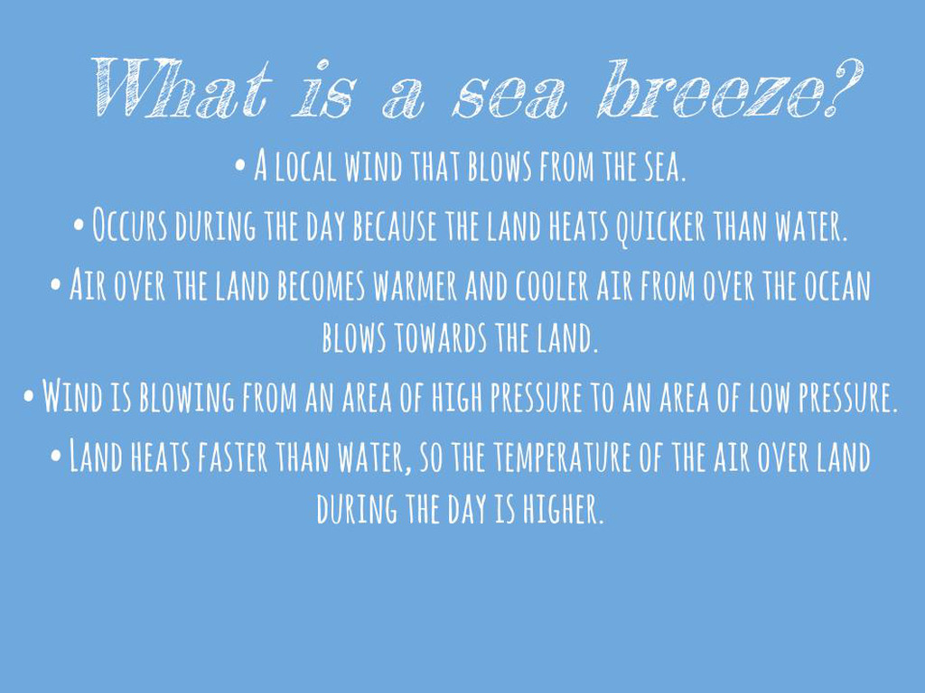 Definition For Sea Breeze