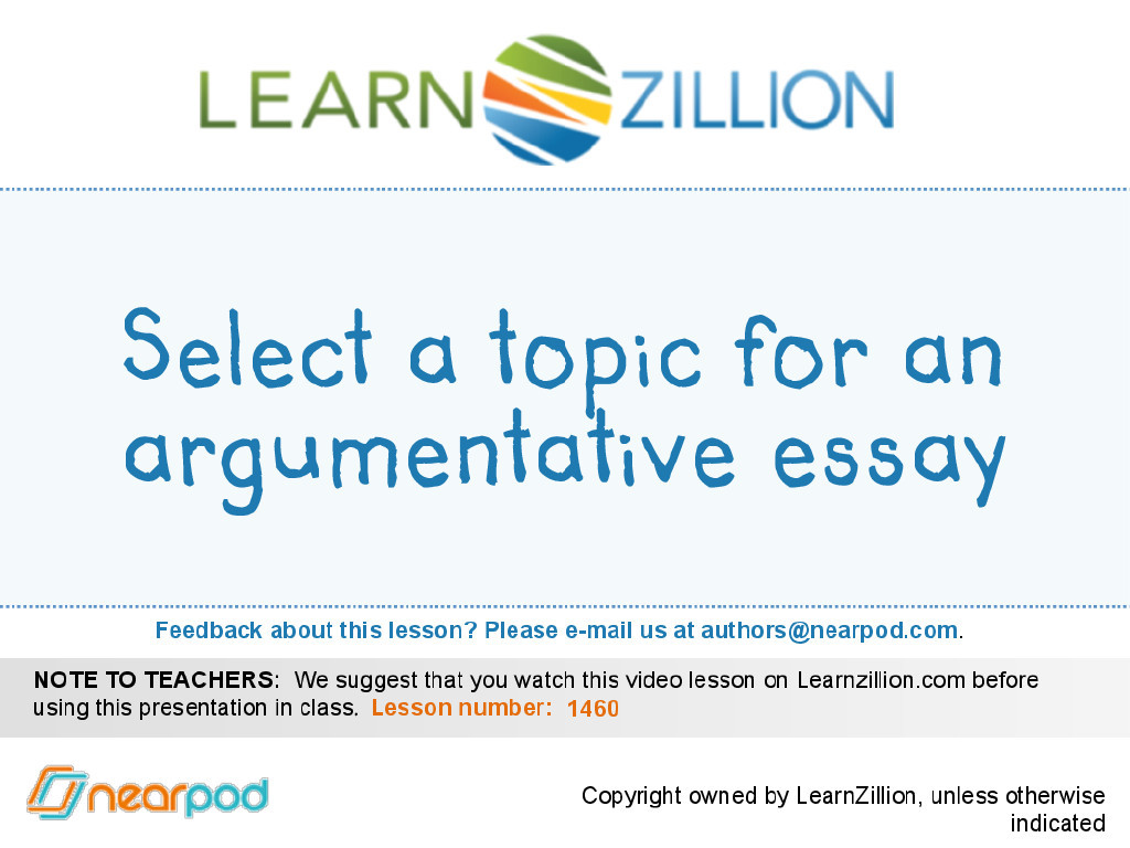 Bac argument dissertation