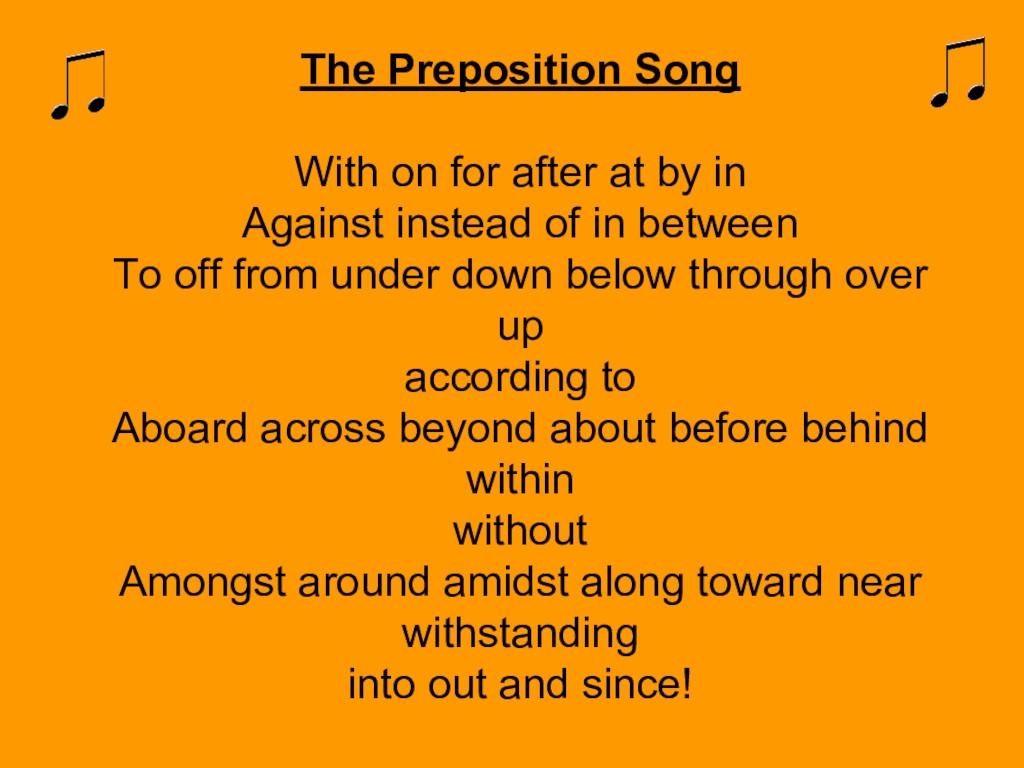 Preposition Song Jingle Bells Lyrics