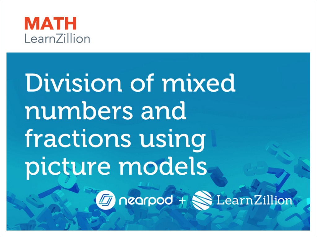 Division of mixed numbers and fractions