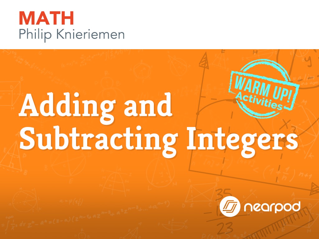 adding and subtracting integers