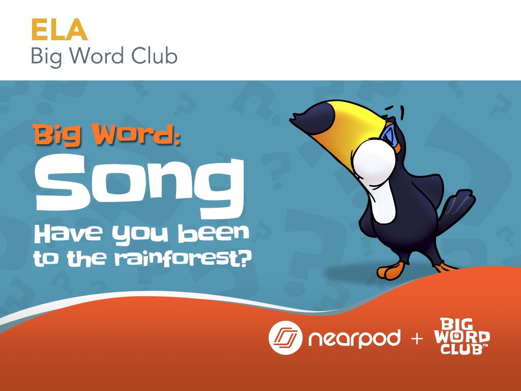 Big Word Song Have You Been To The Rainforest 