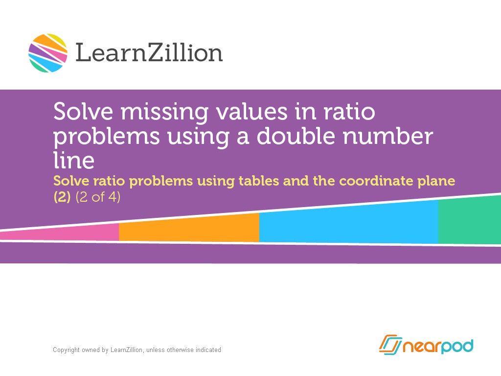 Solve Missing Values In Ratio Problems Using A Dou