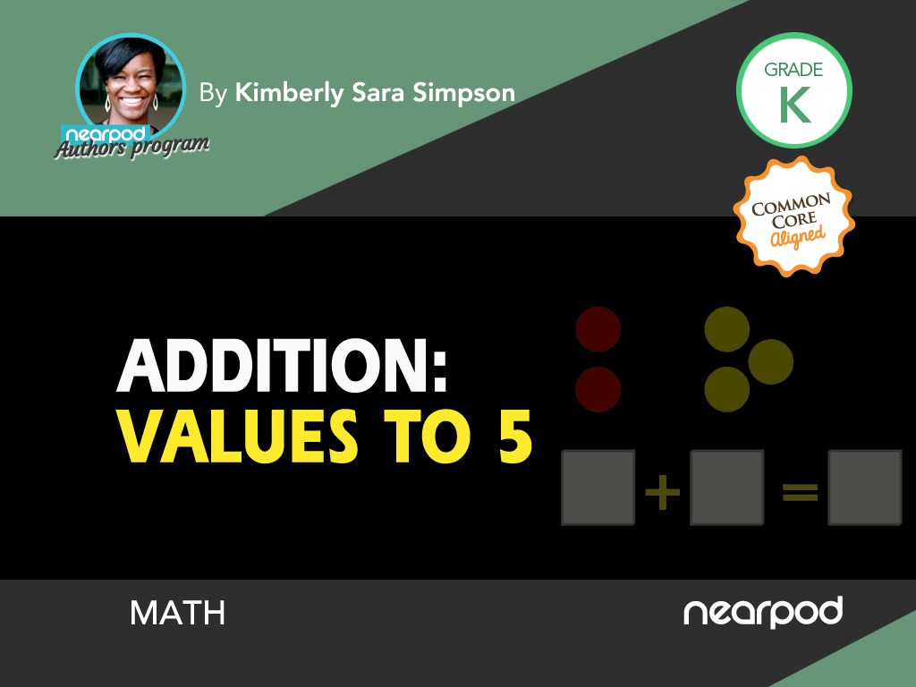 Addition: Values to 5